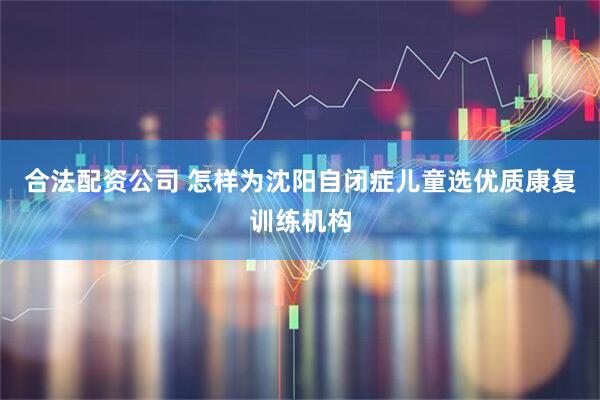 合法配资公司 怎样为沈阳自闭症儿童选优质康复训练机构